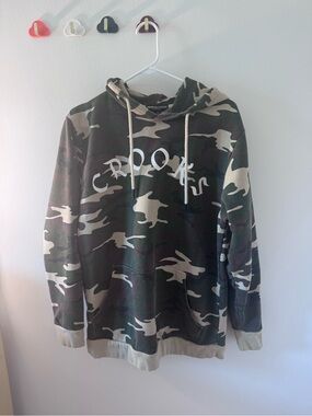 Crooks & Castles Green Camo Pullover Hoodie